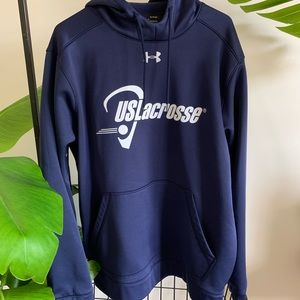 navy US lacrosse dri-fit sweatshirt